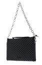 SEIDENFELT MANUFAKTUR Jomala Shoulderbag Black With Tiny Rivets SEIDENFELT MANUFAKTUR Jomala Shoulderbag Black With Tiny Rivets