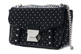 SEIDENFELT MANUFAKTUR Jomala Crossbag Black With Tiny Rivets SEIDENFELT MANUFAKTUR Jomala Crossbag Black With Tiny Rivets