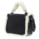 SEIDENFELT MANUFAKTUR Drevja Satchel Glossy Black & Beige Teddy