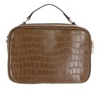 SEIDENFELT MANUFAKTUR Little Case Croco Print Olive / Gold