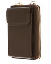 SEIDENFELT MANUFAKTUR Calla Phone Wallet Olive / Gold