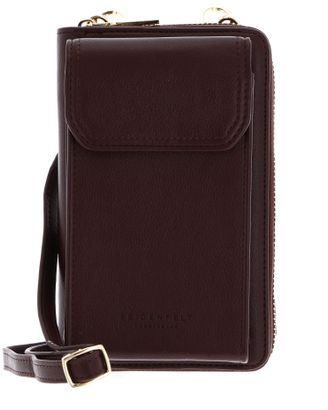 SEIDENFELT MANUFAKTUR Calla Phone Wallet Oxblood / Gold