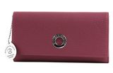 MANDARINA DUCK Mellow Leather Wallet with Flap L Red Violet MANDARINA DUCK Mellow Leather Wallet with Flap L Red Violet