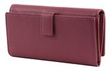 MANDARINA DUCK Mellow Leather Wallet with Flap L Red Violet MANDARINA DUCK Mellow Leather Wallet with Flap L Red Violet