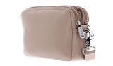 MANDARINA DUCK Mellow Leather Crossbody Camera Bag Warm Taupe MANDARINA DUCK Mellow Leather Crossbody Camera Bag Warm Taupe