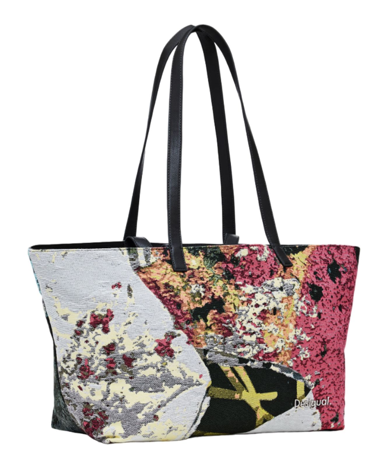 Borsa Desigual BAG_JAQUA_LACROIX – Colore Verde/Grigio Misto – Zainetto Con Tasca E Manico Regolabile