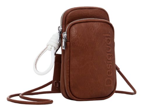 Desigual Half Logo Phone Bag Leather West