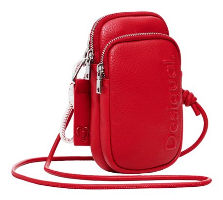 Desigual Half Logo Phone Bag Carmine