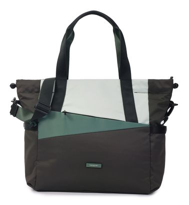 Hedgren Nova Galactic Shoulder Bag / Tote Green Mix