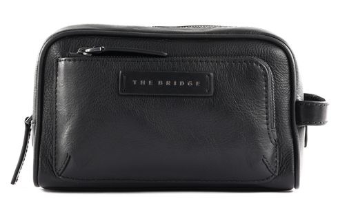 THE BRIDGE Filippo Travel Envelope L Nero Abb. Rutenio Scuro