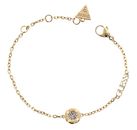 GUESS Stylish Guess Coin Bracelet S Yellow Gold