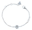 GUESS Stylish Guess Coin Bracelet S Rhodium GUESS Stylish Guess Coin Bracelet S Rhodium