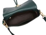 abro Leather Kavir Shoulder Bag Temi Pixie Green abro Leather Kavir Shoulder Bag Temi Pixie Green
