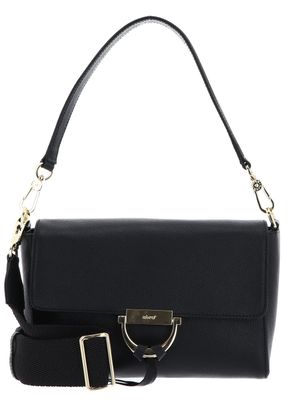 abro Leather Kavir Shoulder Bag Temi Black / Gold