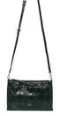 abro Leather Maxi Cocco All Day Crossbody Bag Pixie Green