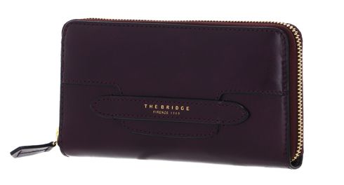 THE BRIDGE Lucrezia Ladie's Wallet Grape Oro