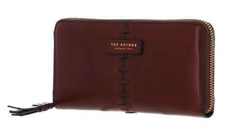 THE BRIDGE Zip Around Wallet Marrone 14 / Oro