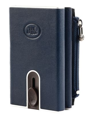 THE BRIDGE Story Uomo Porta Credit Card Eject Blue Navy / abb. Rutenio - Palladio - Nickel