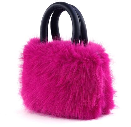 韓国◆BAD BLOOD◆ピュア エコー FUR BAG PINK BUFFALO handbag Boxy34 Crossbody Bag Pink | Buy bags, purses