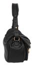 abro Leather Dalia Star Saddle Shoulderbag Black / Nickel