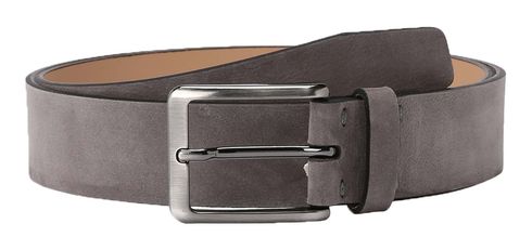 LLOYD Leather Belt W95 Stone Grey