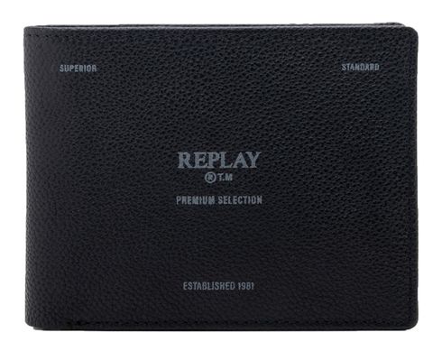 REPLAY Wallet Black