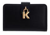 KARL LAGERFELD K / Lock Compact Wallet M Black