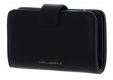 KARL LAGERFELD K / Lock Compact Wallet M Black