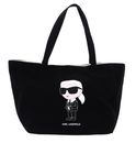 KARL LAGERFELD K / Ikonik 2.0 Karl Canvas Shopper Black
