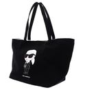 KARL LAGERFELD K / Ikonik 2.0 Karl Canvas Shopper Black
