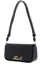 KARL LAGERFELD K / Signature Crossbody Bag Black / Vibration Gold