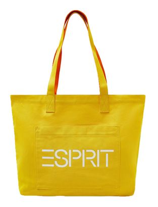 ESPRIT Logo EW Tote Yellow