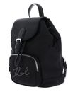 KARL LAGERFELD K / Signature Flap Backpack Black KARL LAGERFELD K / Signature Flap Backpack Black