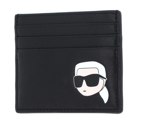 KARL LAGERFELD K / Ikonik 2.0 Card Case Black