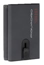 PIQUADRO Urban Compact Wallet With Single Slider RFID Grey - Black PIQUADRO Urban Compact Wallet With Single Slider RFID Grey - Black