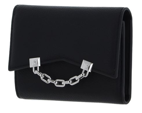 KARL LAGERFELD K / Seven Grainy Trifold Wallet M Black