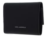 KARL LAGERFELD K / Seven Grainy Trifold Wallet M Black KARL LAGERFELD K / Seven Grainy Trifold Wallet M Black