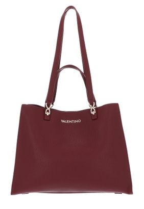 VALENTINO Stereo Re Shopping Bag Rosso Scuro