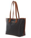 VALENTINO Lady Re Shopping Bag MORO / CUOIO