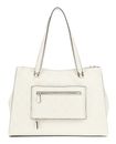 GUESS Cresidia Fashion Travel Tote Bone GUESS Cresidia Fashion Travel Tote Bone