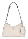 GUESS Cresidia Top Zip Shoulder Bag Bone GUESS Cresidia Top Zip Shoulder Bag Bone