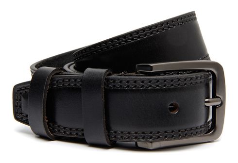 The Chesterfield Brand Manovo Belt W115 Black - shortenable