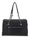 GUESS Eda Large Flap Travel Tote Black