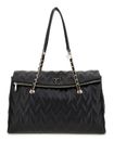 GUESS Eda Large Flap Travel Tote Black