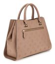 GUESS Cresidia Society Satchel Dark Taupe GUESS Cresidia Society Satchel Dark Taupe