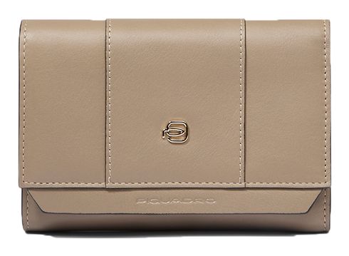 PIQUADRO Circle Women´s Trifold Wallet RFID Taupe