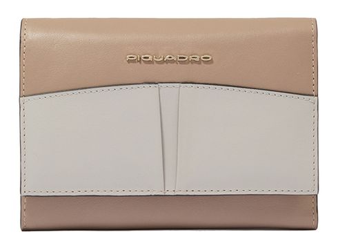 PIQUADRO Ashley Women´s Trifold Wallet RFID Beige