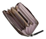 PIQUADRO Circle Zip Around Women's Wallet RFID PlumPink