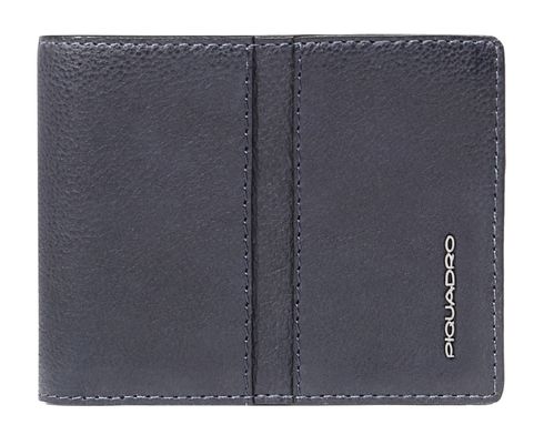 PIQUADRO Hedley Men´s Wallet With Flip Up ID Window Blue