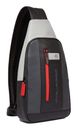 PIQUADRO Urban Convertible Mono Sling Bag Grey - Black PIQUADRO Urban Convertible Mono Sling Bag Grey - Black